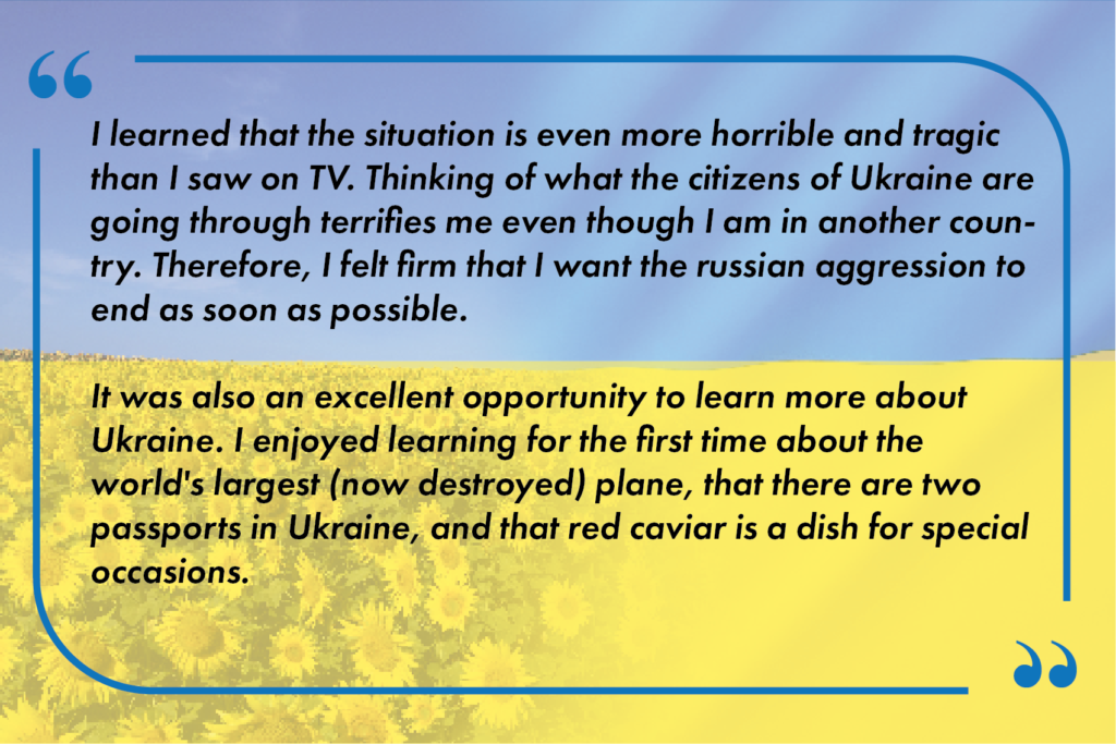 Student feedback (ENG)