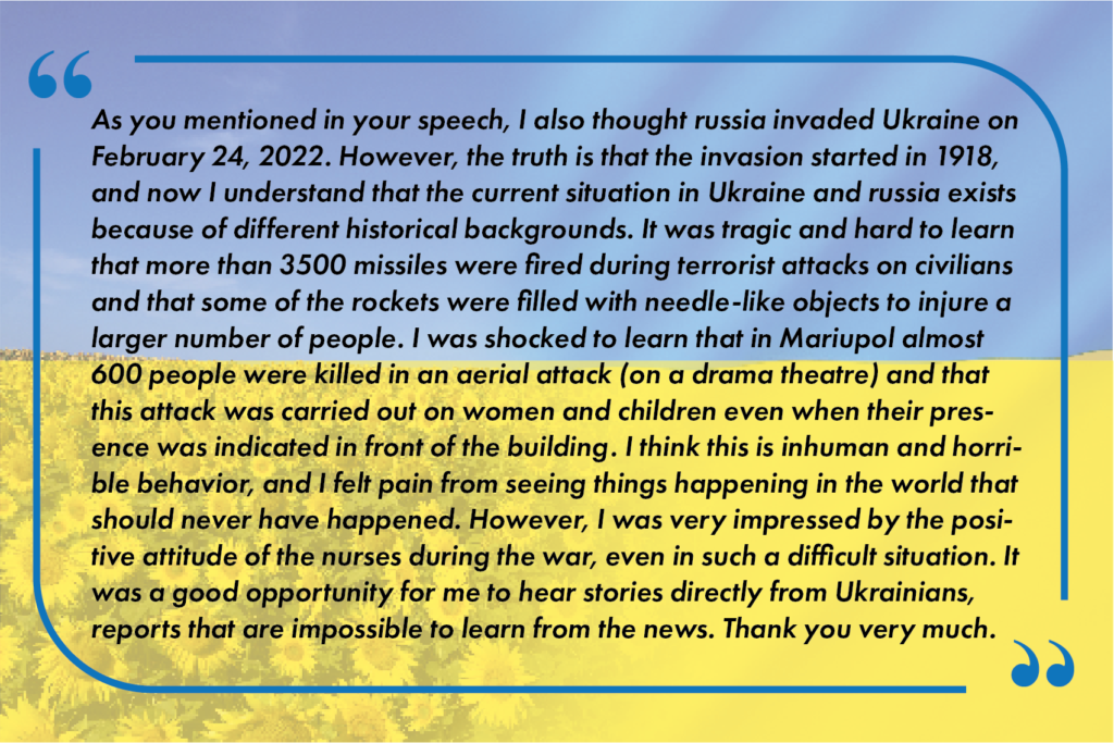 Student feedback (ENG)