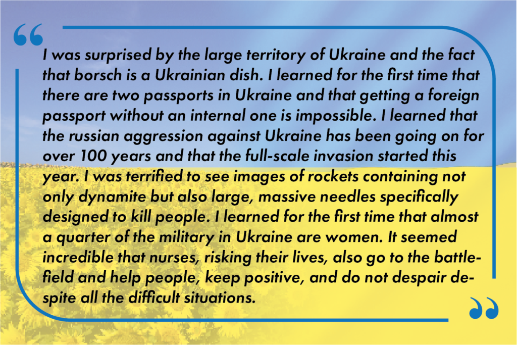 Student feedback (ENG)