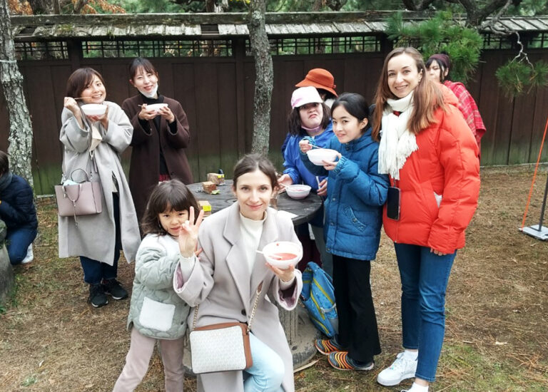 Visitors of Charity event