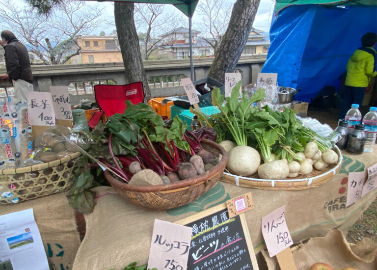 Vegetables from the farm that provided ingredients for the borsch